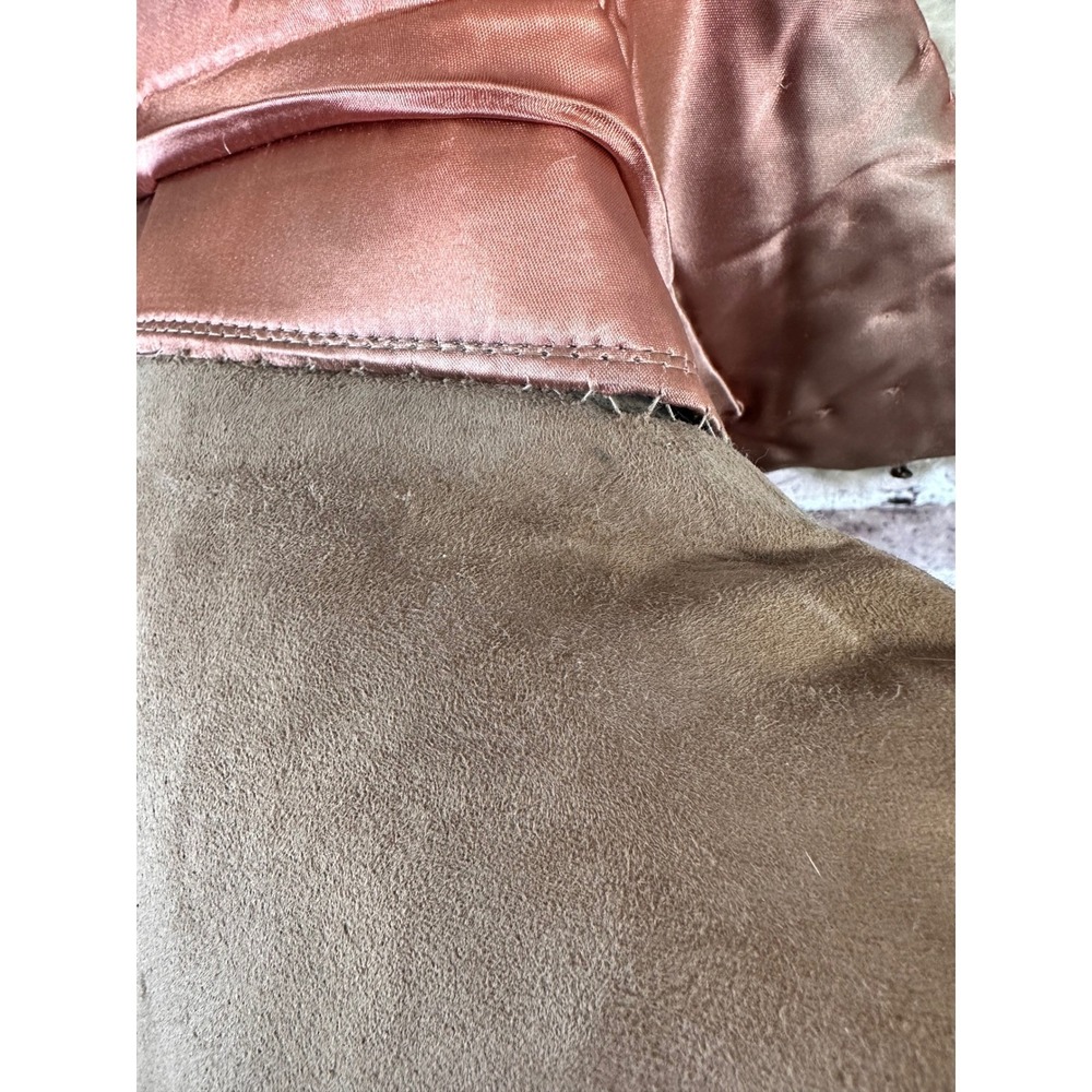 Vintage 50's 60's Suede Coat Mink Fur Collar – Film Wardrobe / Collector Piece - Picture 11 of 16